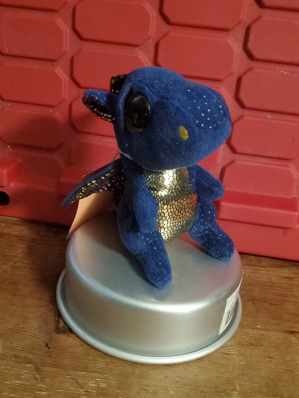Ty Beanie Boos Saffire Blue Dragon Plush